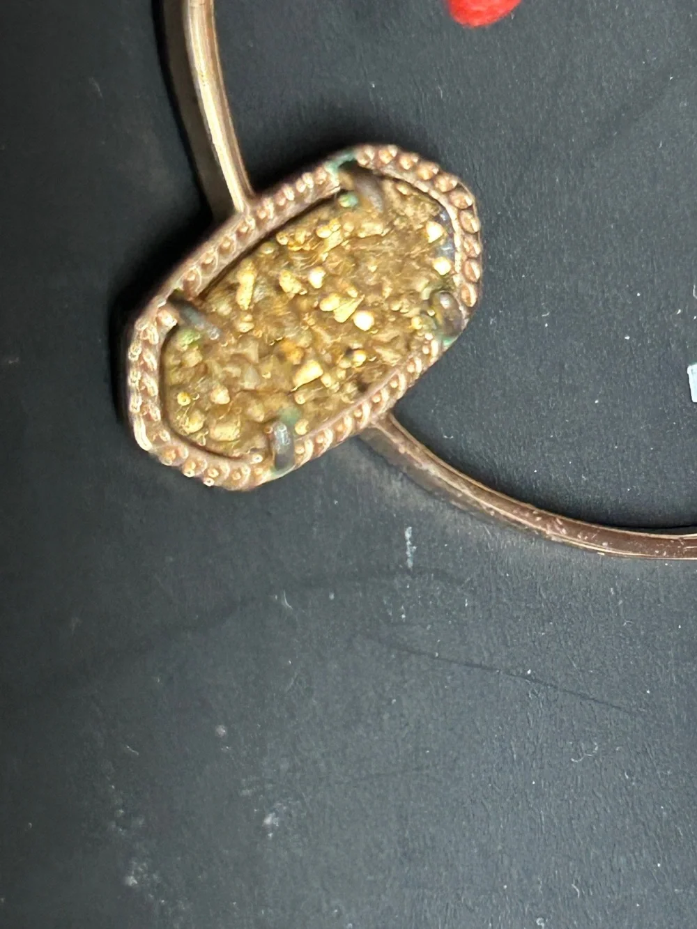 Kendra Scott Rose Gold Druzy set earring and ring
